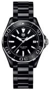 TAG Heuer Dameur WAY1390.BH0716 Aquaracer Lady Sort/Keramik Ø35 mm