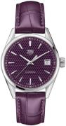 TAG Heuer Dameur WBK1314.FC8261 Carrera Lady Lilla/Læder Ø36 mm