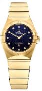 Omega Dameur 131.55.25.60.53.001 Constellation Quartz 25Mm Blå/18