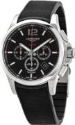 Longines Herreur L3.727.4.56.9 Conquest V.H.P. Sort/Gummi Ø44 mm