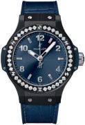 Hublot Dameur 361.CM.7170.LR.1204 Big Bang 38mm Blå/Gummi Ø38 mm