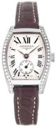Longines Dameur L2.175.0.71.5 Evidenza Sølvfarvet/Læder