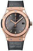Hublot Herreur 565.OX.7081.LR Classic Fusion Grå/Læder Ø38 mm
