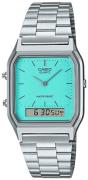 Casio AQ-230A-2A2MQYES Vintage Turkis/Stål Ø29.8 mm