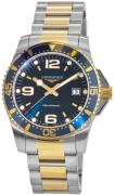 Longines Herreur L3.740.3.96.7 HydroConquest Blå/Gul guldtonet stål