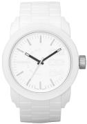 Diesel Herreur DZ1436 Double Down Hvid/Gummi Ø44 mm