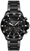 Emporio Armani Herreur AR70010 World Explorer Grå/Keramik Ø42 mm