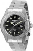 Invicta Herreur 29944 Sort/Stål Ø43 mm