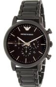 Emporio Armani Herreur AR1895 Dress Sort/Stål Ø46 mm