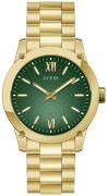 Guess Herreur GW0574G2 Crescent Grøn/Gul guldtonet stål Ø44 mm