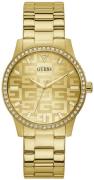 Guess Dameur GW0292L2 G Check Guldfarvet/Guldtonet stål Ø40 mm