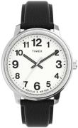 Timex Herreur TW2V21200 Easy Reader Hvid/Læder Ø43 mm