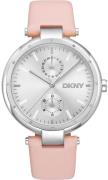 DKNY Dameur DK1L066L0015 Downtown Multi Sølvfarvet/Læder Ø38 mm