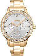 DKNY Dameur DK1L055M0055 Parsons Multi Glitz Sølvfarvet/Guldtonet