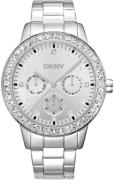 DKNY Dameur DK1L055M0035 Parsons Multi Glitz Sølvfarvet/Stål Ø40 mm