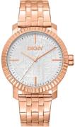 DKNY Dameur DK1L053M0035 Chambers Maxi Sølvfarvet/Rosaguldtonet