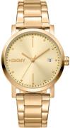 DKNY Dameur DK1L036M0065 Soho Midi Guldfarvet/Guldtonet stål Ø34 mm