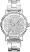 DKNY Dameur DK1L035M0205 Soho Logo Sølvfarvet/Stål Ø36 mm
