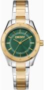 DKNY Dameur DK1L018M0065 Chambers Sport Grøn/Guldtonet stål Ø30 mm