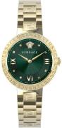 Versace Dameur VE2K00621 Greca Grøn/Gul guldtonet stål Ø36 mm