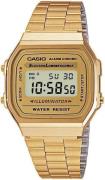 Casio A168WG-9E LCD/Gul guldtonet stål