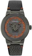 Versace Herreur VE7E00323 Medusa Grå/Læder Ø43 mm