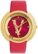 Versace Dameur VE2CA0423 Thea Rød/Læder Ø38 mm