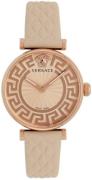 Versace Dameur VE1CA0323 Milanese Rosa guldfarvet/Læder Ø35 mm
