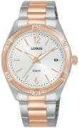 Lorus Dameur RH982QX9 Fashion Sølvfarvet/Rosaguldtonet stål Ø34 mm