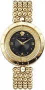 Versace Dameur VE7901723 Eon Sort/Gul guldtonet stål Ø33.5 mm