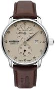 Zeppelin Herreur 86225 Captains Beige/Læder Ø43 mm