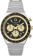 Timex Herreur TW2W64200 Q Sort/Stål Ø40 mm