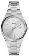 Fossil Dameur ES5300 Scarlette Sølvfarvet/Stål Ø38 mm
