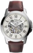 Fossil Herreur ME3099 Grant Beige/Læder Ø45 mm