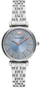 Emporio Armani Dameur AR11594 Gianni T-bar Blå/Stål Ø32 mm