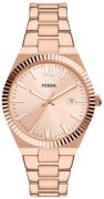 Fossil Dameur ES5258 Scarlette Rosa guldfarvet/Rosaguldtonet stål