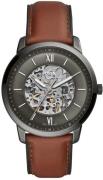 Fossil Herreur ME3161 Neutra Grå/Læder Ø44 mm