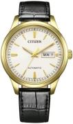 Citizen Herreur NY4059-09A Elegant Beige/Læder Ø40 mm