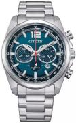 Citizen Herreur CA4640-50L Chrono Grøn/Stål Ø41 mm