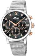 Lotus Dameur 18676/4 Chrono Sort/Stål Ø37 mm