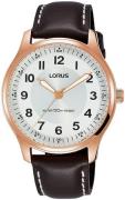Lorus Dameur RG218MX9 Classic Sølvfarvet/Læder Ø34 mm