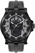 Police Herreur PEWJA2108201 Sort/Læder Ø47 mm