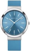 Bering Dameur 10141-398 Classic Blå/Gummi Ø41 mm