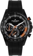 Jacques Lemans Herreur 1-2127D Liverpool Sort/Gummi Ø40 mm