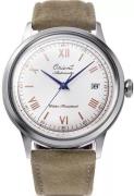 Orient Herreur RA-AC0027S30B Bambino 75th Anniversary Hvid/Læder
