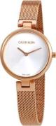 Calvin Klein Dameur K8G23626 Sølvfarvet/Rosaguldtonet stål Ø28 mm