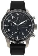 IWC Herreur IW388305 Pilots Sort/Gummi Ø41 mm