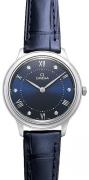 Omega Dameur 434.13.30.60.53.001 De Ville Prestige Blå/Læder Ø30 mm