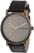 Calvin Klein Herreur 25200263 Slate Sort/Læder Ø43 mm