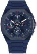 Tommy Hilfiger Herreur 1792122 Neo Blå/Gummi Ø44 mm